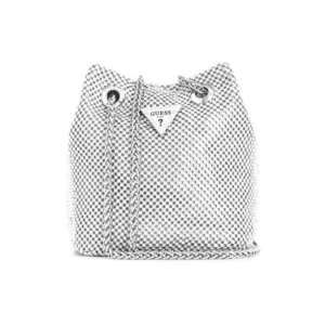 MINI SECCHIELLO GUESS LUA MINI BUCKET DONNA SILVER