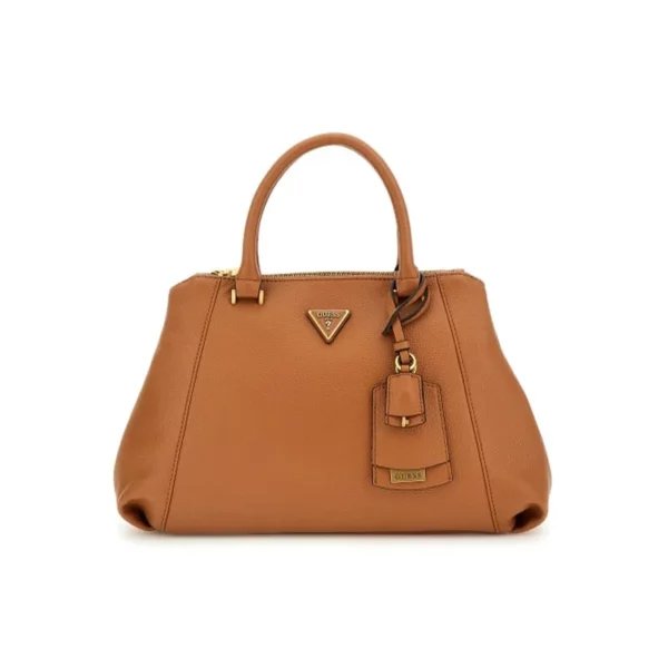 BORSA A MANO CON TRACOLLA LARYN COGNAC GUESS